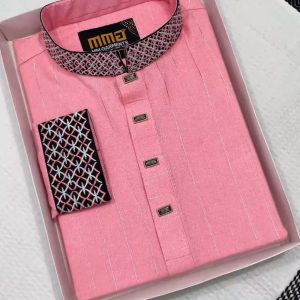 পিংক এম্ব্রোডারি পাঞ্জাবী